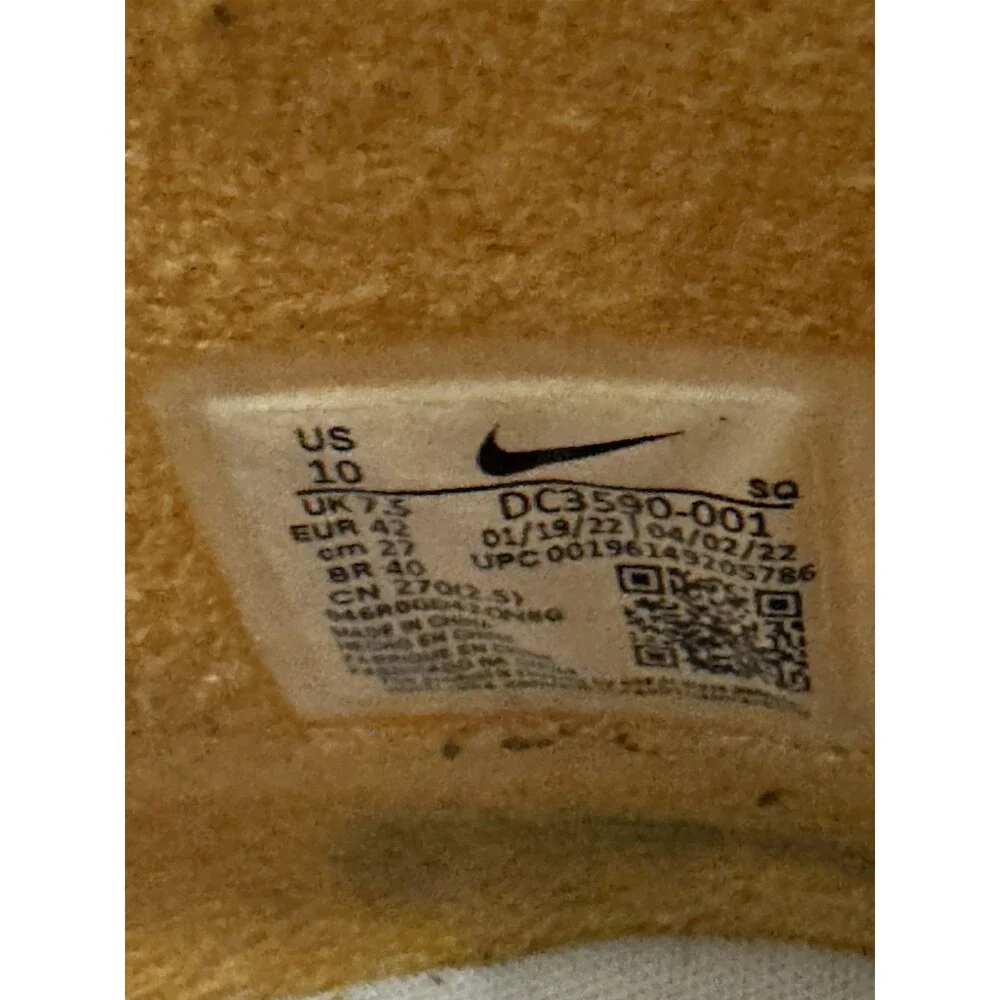 Nike Air Force 1 Sculpt Mid Top Leather Lace Up White/Yellow DC3590-001